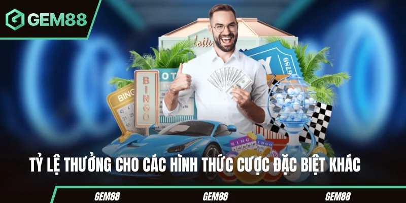 Tỷ lệ thưởng xổ số theo từng hình thức dự đoán